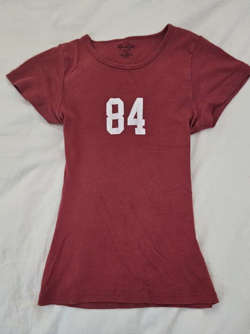 Brandy Melville Red '84' Short Sleeve Graphic Tee💕